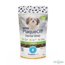 ProDen PlaqueOff Dental Bites S dog Veggie kistestű kutyáknak jutalomfalat kutyáknak