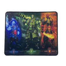 Professzionális Gaming egérpad, szörnyes, gumírozott talp, 250x300x3mm, harcos mintával asztali számítógép kellék