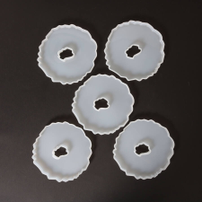 Professzionális szilikon öntőforma, átlátszó, geóda 13 x 13 x1 cm szappanöntő forma