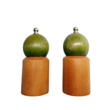 Proficookware 2 só- és borsdaráló Proficookware fa zöld-barna 12,5 cm edény