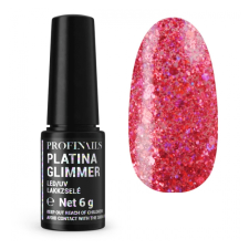Profinails gel lac Platina Glimmer LED/UV lakkzselé 6gr P-18 lakk zselé