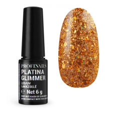 Profinails gel lac Platina Glimmer LED/UV lakkzselé 6gr P-19 lakk zselé