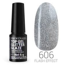 Profinails Profinails Glitter Glaze Flash Effekt fixálásmentes LED/UV fényzselé 6g No. 606 fényzselé