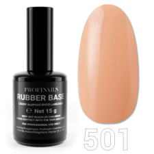 Profinails Rubber Base LED/UV alapozó építõzselé 15g No.501 műköröm zselé