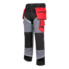Profix Hungary Munkaruha Derék Prémium Szürke/Fekete/Piros 3XL