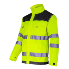Profix Hungary Munkaruha Kabát Láthatósági Zöld/Fekete 3XL