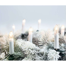 Progarden 16 LED-es meleg fehér gyertya dekor Fényfüzér karácsonyfa izzósor