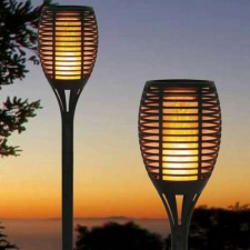Progarden Solaris - Napelemes Lánghatású Kerti Lámpa - 48 cm kültéri világítás