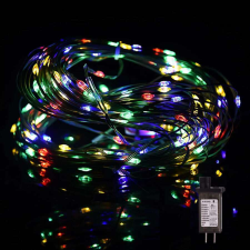 Progarden színes, vezetékes LED Fényfüzér 80db izzóval 9m karácsonyfa izzósor