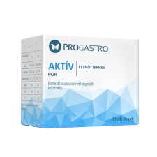  Progastro aktív por felnőtteknek élőflórát tartalmazó étrend-kiegészítő készítmény 31 db tasak gyógyhatású készítmény