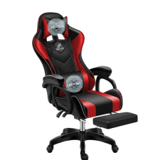 ProLight Likeregal 920 masszázs gamer szék lábtartóval piros forgószék