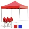 ProLight Összecsukható kerti pavilon 3*3 méteres sátor piros
