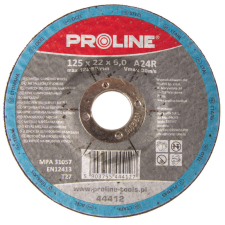 Proline a24r 125x6.0x22 mm-es fém csiszolókorong, t27 szerszám kiegészítő