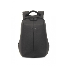 Promate Defender-16 Anti-Theft Backpack for Laptop with Integrated USB Charging Port 16&quot; Black számítógéptáska