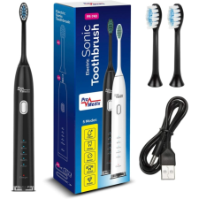 ProMedix PR-740B 5-üzemmód IPX7 Fekete szónikus elektromos fogkefe elektromos fogkefe