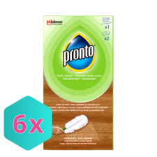 PRONTO Duster portalanító nyél+2 poroló KARTON - 6 csomag takarító és háztartási eszköz