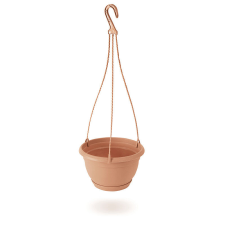 PROSPERPLAST Agro Függő Virágtartó Terrakotta 21 cm, 10db-os csomag kerti tárolás