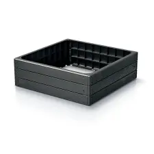  Prosperplast BASE WOODY magaságyas 75,6 cm antracit kerti tárolás