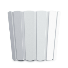 PROSPERPLAST Boardee Basic Bordázott Virágcserép Fehér 16,5 cm, 10db-os csomag kerti tárolás