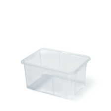 PROSPERPLAST Cargobox 400 Átlátszó Tárolódoboz Görgőkkel bútor