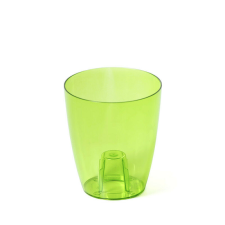 PROSPERPLAST Coubi Orchidea Kaspó Átlátszó Műanyag Jégzöld 16 cm, 10db-os csomag kerti tárolás