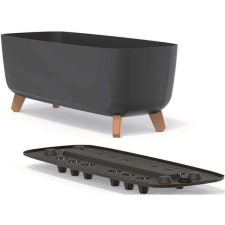 PROSPERPLAST Gracia case 39x19,5cm antracit virágcserép kerti tárolás