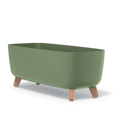PROSPERPLAST Gracia Case Dizájn Virágtartó Földzöld 58 cm, 5db-os csomag kerti tárolás