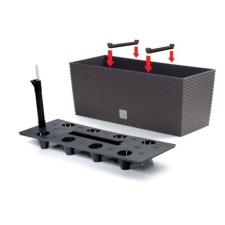 PROSPERPLAST Rato Láda - 60 cm - Önöntözős, Barna (DRTC600-440U) kerti tárolás
