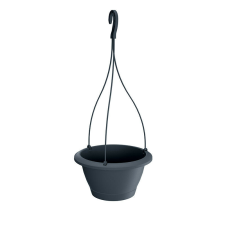 PROSPERPLAST Respana Függő Virágtartó Antracit 23 cm, 5db-os csomag kerti tárolás