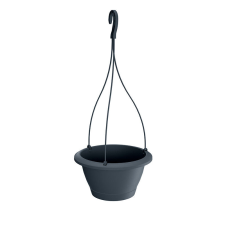 PROSPERPLAST Respana Függő Virágtartó Antracit 27 cm, 5db-os csomag kerti tárolás