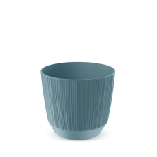 PROSPERPLAST Ryfo Skandináv Bordázott Virágcserép Kék 10,7 cm, 10db-os csomag kerti tárolás
