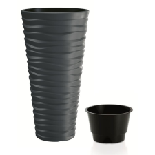 Prosperplast SAND SLIM virágcserép antracit 34,9 cm kerti tárolás