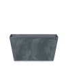 PROSPERPLAST Tubus Case Beton Effect Antracit Téglalap Alakú Virágtartó 40 cm, 10db-os csomag