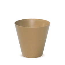 PROSPERPLAST Tubus ECO Wood Natúr Kúpos Virágcserép 30 cm, 10db-os csomag kerti tárolás