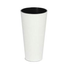 PROSPERPLAST Tubus Slim ECO Magas Kaspó Fehér 30 cm, 5db-os csomag kerti tárolás