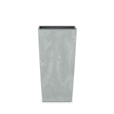 PROSPERPLAST Urbi Square Beton Hatású Négyzetes Virágtartó - Szürke 24 cm, 5db-os csomag kerti tárolás
