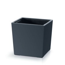 PROSPERPLAST Urbi Square Low Antracit Kocka Virágtartó 29,5 cm, 5db-os csomag kerti tárolás