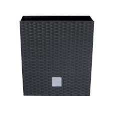  Prosperplast virágcserép belső cseréppel Rato Low 17 cm antracitszínű kerti dekoráció