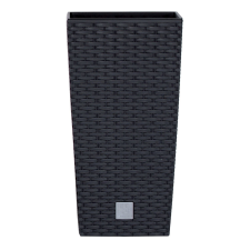  Prosperplast virágcserép belső cseréppel Rato Square 20 cm antracitszínű kerti dekoráció