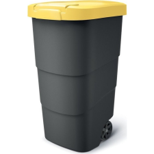 PROSPERPLAST Wheeler 95 l szemetes kuka antracit sárga fedéllel (CEN-80993) szemetes