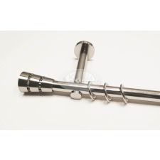  Provins strasszköves 1 rudas fém karnis szett - 19 mm (csöndesgyűrűs) karnis, függönyrúd