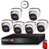 ProVision 5 MegaPixel Provision AHD-20 Dome 6 kamerás kamera rendszer (PR-AHD20-5MP-Dome-6)