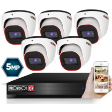 ProVision 5 MegaPixel Provision AHD-30 Dome 5 kamerás kamera rendszer megfigyelő kamera