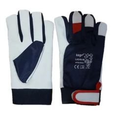 PTG Védőkesztyű téli béléssel TOP LASAV-W, sötétkék/fehér/piros, 11