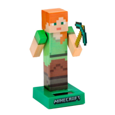 Puckator Minecraft napelemes táncoló figura - Alex játékfigura