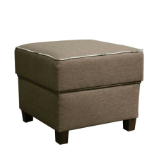  Puff, sötétbézs szövet/mintás, MILO bútor