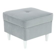  Puff, világosszürke/fehér, RUFINO 3 NEW bútor