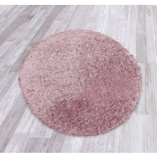 Puffy egyszínű kerek szőnyeg 120cm - pink lakástextília