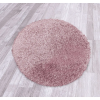  Puffy egyszínű kerek szőnyeg 120cm - pink