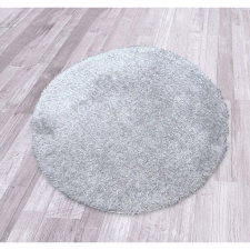  Puffy egyszínű kerek szőnyeg 120cm - szürke lakástextília
